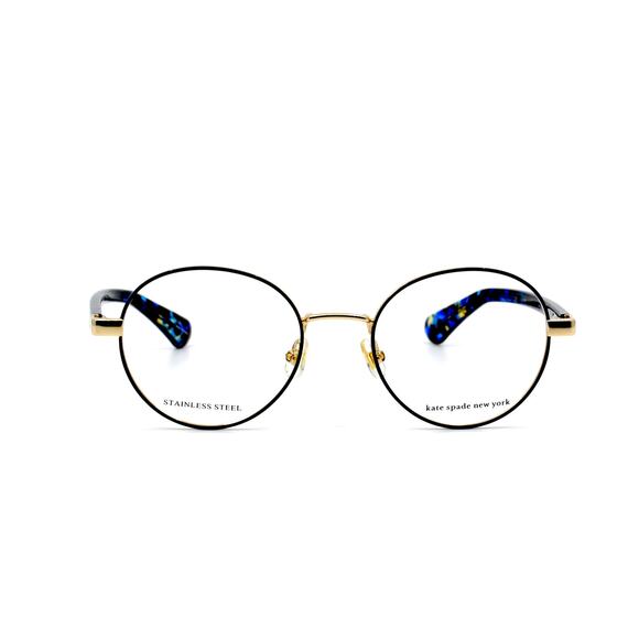 NEW KATE SPADE MARCIANN LKS BLUE GOLD AUTHENTIC EYEGLASSES FRAME - Picture 4 of 12